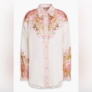 Zimmermann Laurel Floral Print Shirt
